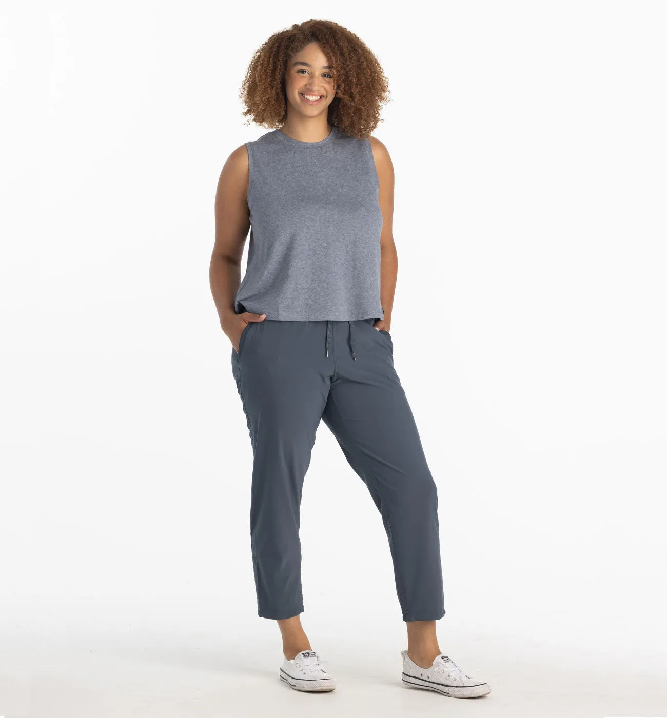 Women's Breeze Cropped Pant - Blue Dusk II