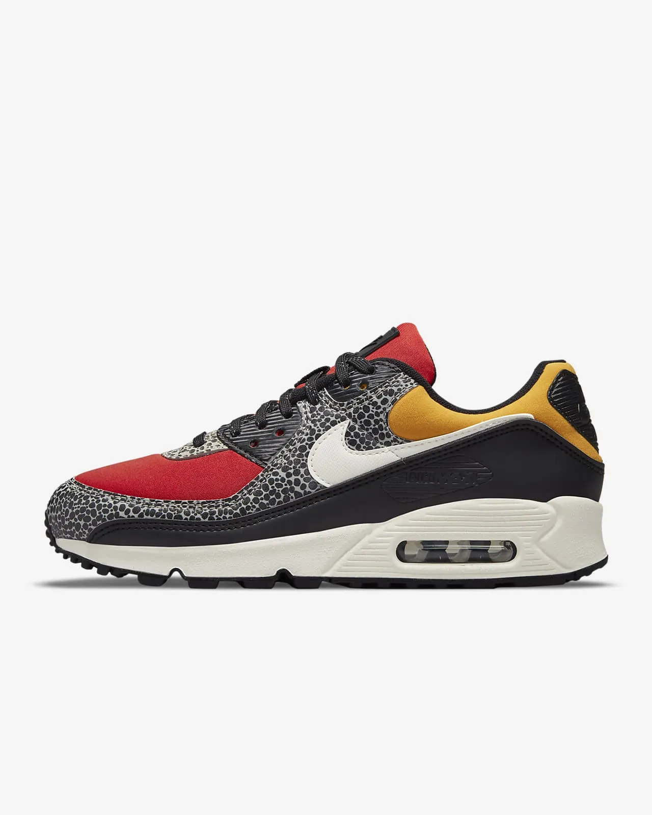 Women's Nike Air Max 90 SE Black Phantom Chile Red DC9446-001