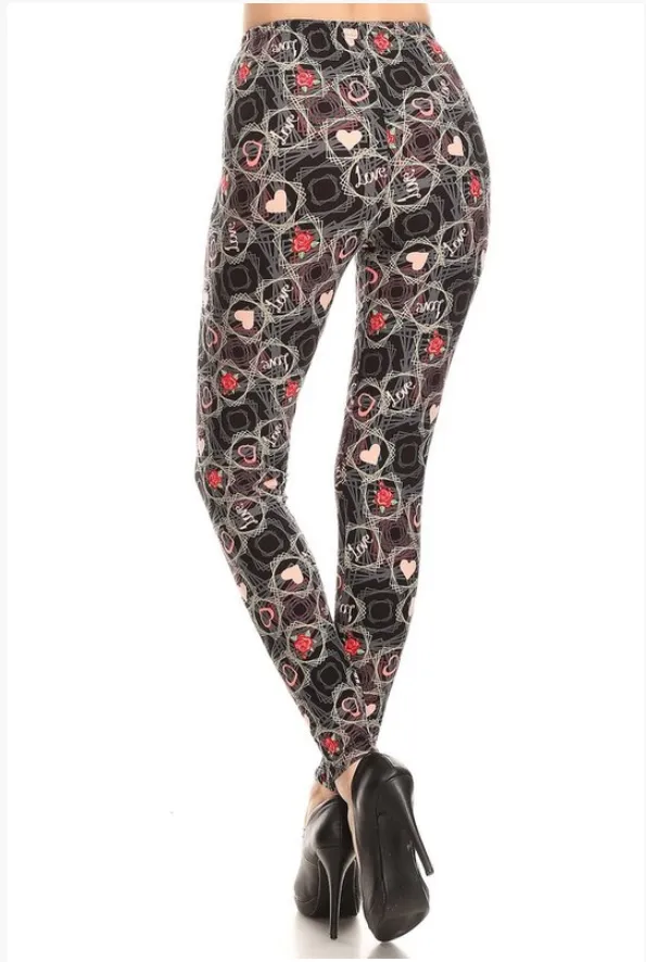 XOXO Print Legging