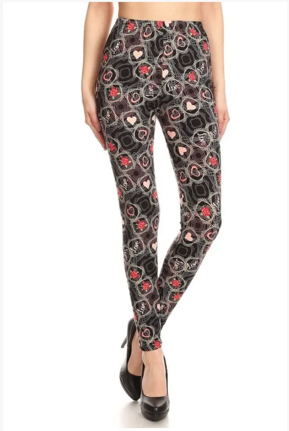 XOXO Print Legging